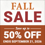 Up to 50% Off: Fall Stock-Up Sale Now Live!