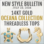 Introducing the 14Kt Gold Oceana Collection