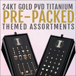 Unveiling: 24Kt Gold PVD Titanium Themed Pre-Packed Assortments