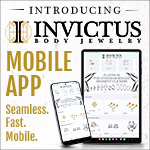 Order Invictus Body Jewelry Anytime, Anywhere – Now with Our New App!